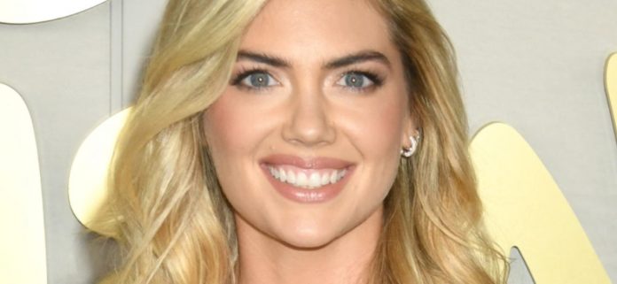 Kate Upton en bikini hundido resalta sus 'dispositivos de flotación' en el océano

