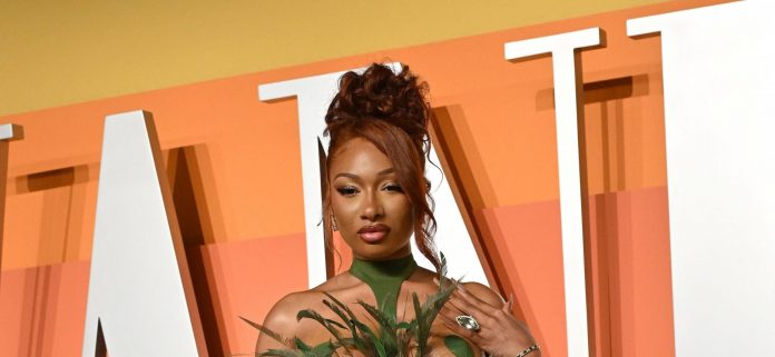 Megan Thee Stallion deja boquiabiertos en un provocativo traje de dos piezas
